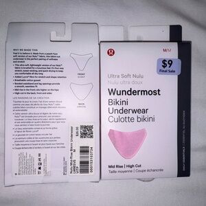 lululemon athletica Pink Wunder Underwear (2 pairs)